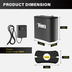 Close-up of iPower Electric Spinner speed control knob