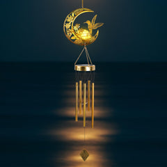 Close-up of JOBOSI Wind Chime with elegant bird silhouettes