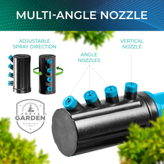 Close-up of Joeys Garden Rotating Lawn Sprinkler adjustable arms