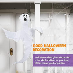Close-up of JOYIN Halloween Ghost with adjustable arms