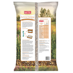 Close-up of Kaytee Summer Nesting Seed Blend ingredients including seeds and nuts