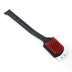 Close-up of Kingsford Grill Cleaning Brush handle and built-in bottle opener