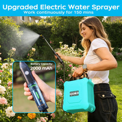 Close-up of LABAAOAO electric sprayer nozzle