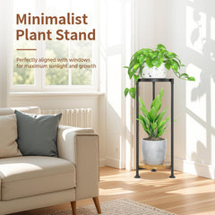 Close-up of LASZOLA plant stand adjustable feet