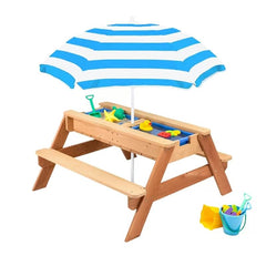 Close-up of Legendcover Water Table Umbrella fabric