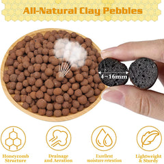 Close-up of Legigo Leca Clay Pebbles, 4-16mm size