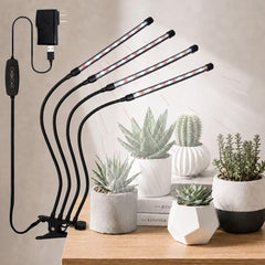 Close-up of LEOTER Grow Light showing 6000K full spectrum LED