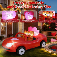 Close-up of Lewondr Valentine's Day decoration with hearts