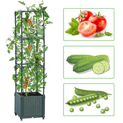 Close-up of LINEX Raised Garden Bed's self-watering reservoir system