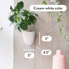 Close-up of Make Good self-watering planter installation