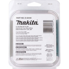 Close-up of Makita 12-inch Saw Chain E-02440 features