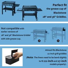 Close-up of Matchwaves grease cup liner showing deep-groove design