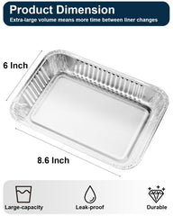 Close-up of Matchwaves grease pan liner in grill