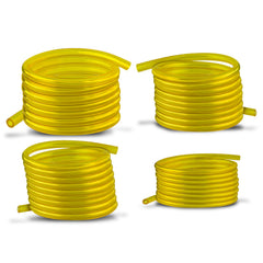 Close-up of MOTOALL Fuel Line Hose showing multiple sizes