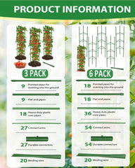 Close-up of MYMULIKE tomato cage snap design