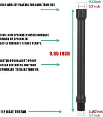 Close-up of NFAMRZCAR 1/2 Inch Sprinkler Extension showing threading