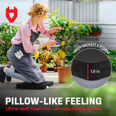 Close-up of NoCry Garden Kneeling Pad anti-slip bottom