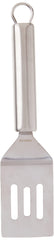 Close-up of Norpro Stainless Steel Short Slotted Turner handle