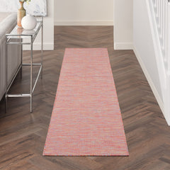 Close-up of Nourison Positano Rainbow rug texture