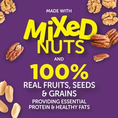 Close-up of Pennington Ultra Double Nut & Fruit Blend ingredients