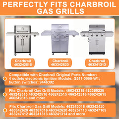 Close-up of PETKAO ignition module for Charbroil grills