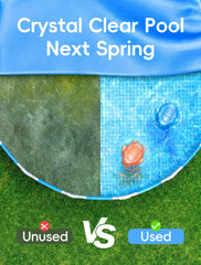 Close-up of POOLHOUR Pool Closing Kit pods