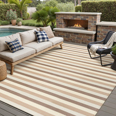 Close-up of PureCozy outdoor rug texture