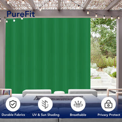 Close-up of PureFit Outdoor Curtain grommet detail