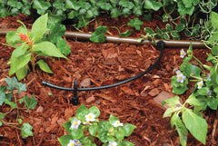 Close-up of Rain Bird 1/4" tubing showing textured finish