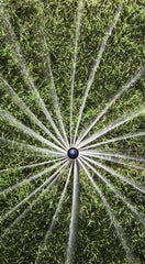 Close-up of Rain Bird Rotary Sprinkler nozzle