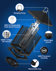 Close-up of Ratoge Bug Zapper 4000V grid