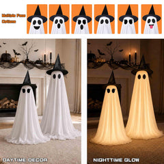 Close-up of remote control for Halloween ghost lights