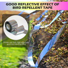 Close-up of Ruolan Bird Scare Tape texture