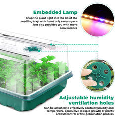 Close-up of Ryscam Seed Starter Tray 96-cell design