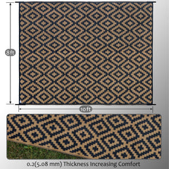 Close-up of SAND MINE outdoor rug showing texture and material