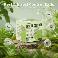 Close-up of SAUPUSE Spider Repellent Ball showing texture