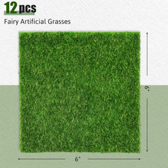 Close-up of Shindel artificial grass tile showing texture