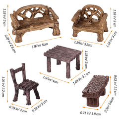 Close-up of Skylety miniature wood chair with backrest
