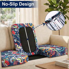 Close-up of Smiry cushion cover material texture
