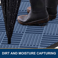 Close-up of Smiry doormat's rubber edge