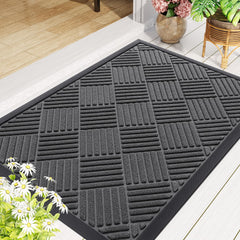 Close-up of Smiry Doormat texture and grooves