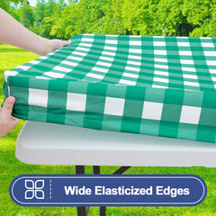 Close-up of Smiry picnic table cover elastic edge