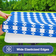 Close-up of Smiry picnic table cover waterproof surface