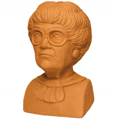Close-up of Sophia Chia Pet pottery texture