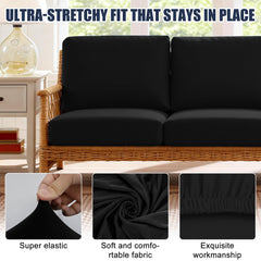 Close-up of SUKAIKEQA 4PCS cushion cover fabric texture
