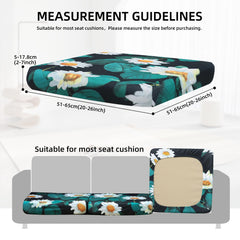 Close-up of SUKAIKEQA cushion cover texture and elastic hem