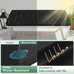 Close-up of Summsun Outdoor Bench Cushion Pad texture