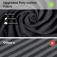 Close-up of SUNCREAT hammock fabric showing texture