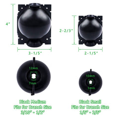 Close-up of Tanzfrosch propagation kit with cutting globe design