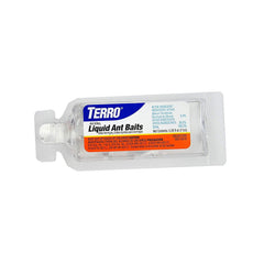 Close-up of Terro T300 Liquid Ant Baits snap-off tab